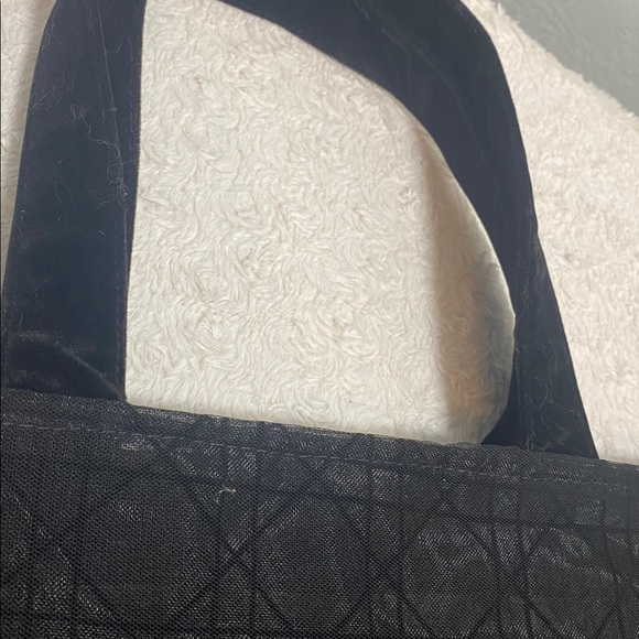 Dior Velvet Black Tote Bag NWOT - Picture 2 of 2